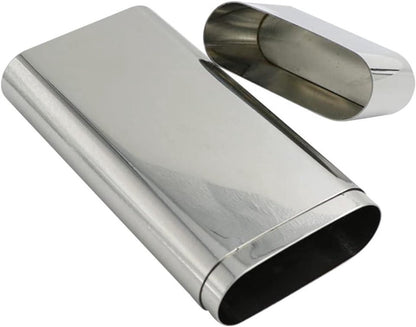 Stainless Steel Travel Case Portable Holder for Light Humidor Storage Accessories with Handle V1189-WXFBOL-137-1