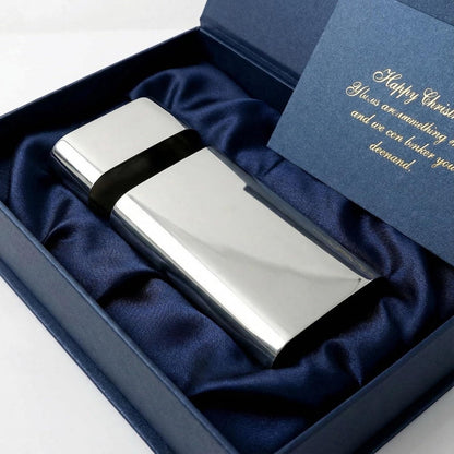Stainless Steel Travel Case Portable Holder for Light Humidor Storage Accessories with Handle V1189-WXFBOL-137-1