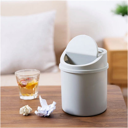 1-pack, pink, mini trash can, desk trash can, home office storage accessories V1189-WXFBOL-138-1
