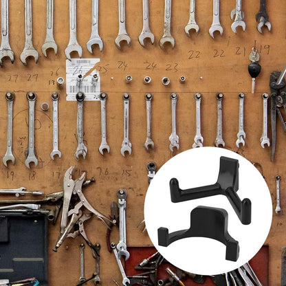 Allecto plus - Tool Storage Brackets, Set of 21, Y/U-Shape, Black, Includes Wrench, Shed Storage Accessories V1189-WXFBOL-143-1
