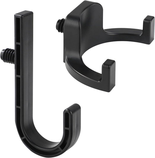 Allecta - Set of 2 Storage Hooks for Sheds | V-Shaped Tool Hooks | Storage Accessories - Black | Suitable for V1189-WXFBOL-147-1