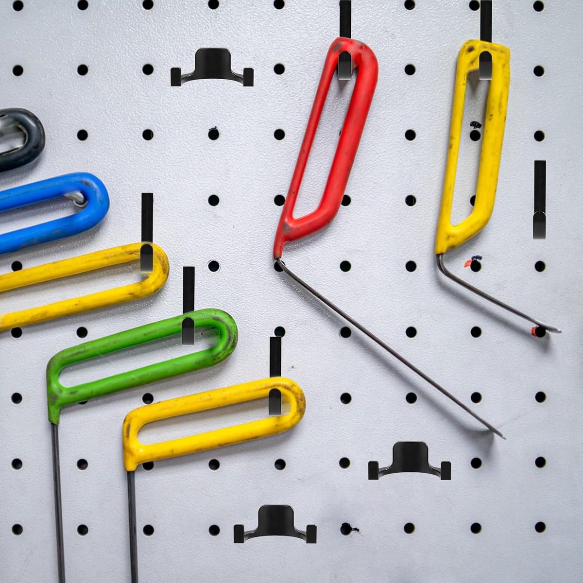 Allecta - Set of 2 Storage Hooks for Sheds | V-Shaped Tool Hooks | Storage Accessories - Black | Suitable for V1189-WXFBOL-147-1