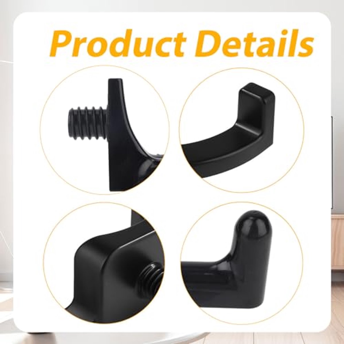 sanding hooks compatible with Suncast and Craftsman, plastic U- and V-shaped tool hangers, storage V1189-WXFBOL-15-1