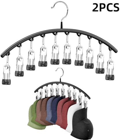 2 pieces - Hat rack - clothes rack - sock clip - hat rack for the wardrobe - storage accessories - suitable V1189-WXFBOL-152-1