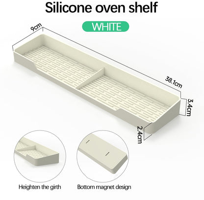 Magnetic hob rack, kitchen storage rack, magnetic silicone spice rack over the stove, decorative storage V1189-WXFBOL-16-1