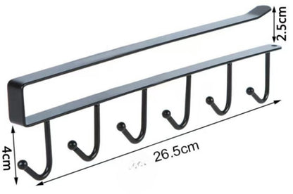 Storage rack - hooks - multifunctional hooks - nail-free hooks - storage accessories - suitable for cabinets, V1189-WXFBOL-160-1
