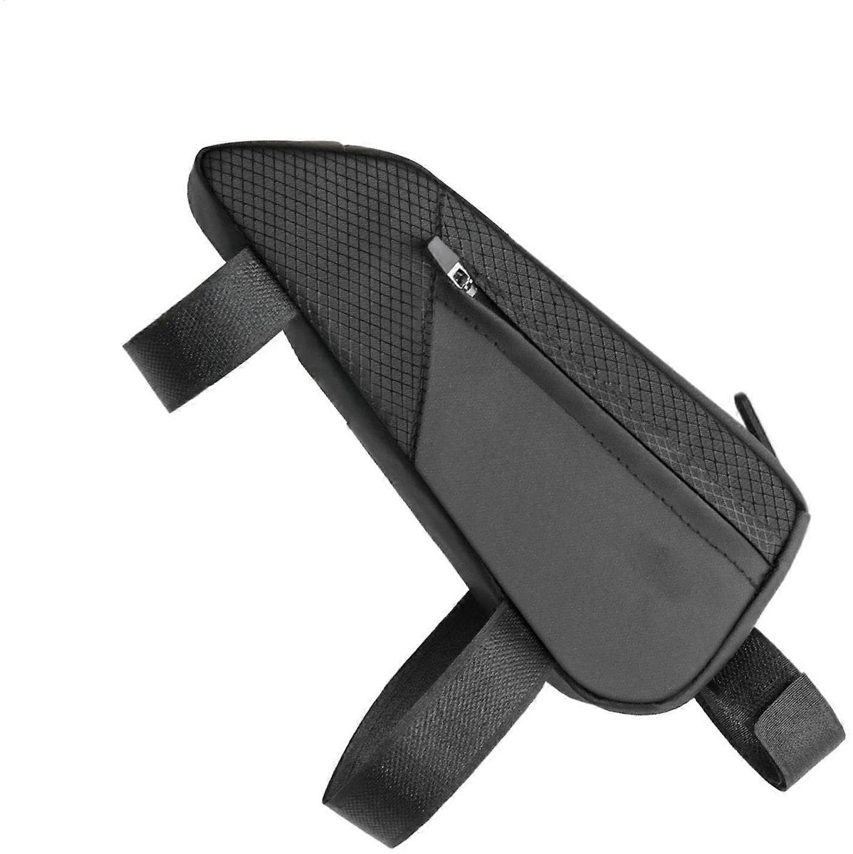 Bicycle bag, top tube bicycle bag, two zippered compartments, bicycle tool storage bag, bicycle storage V1189-WXFBOL-17-1