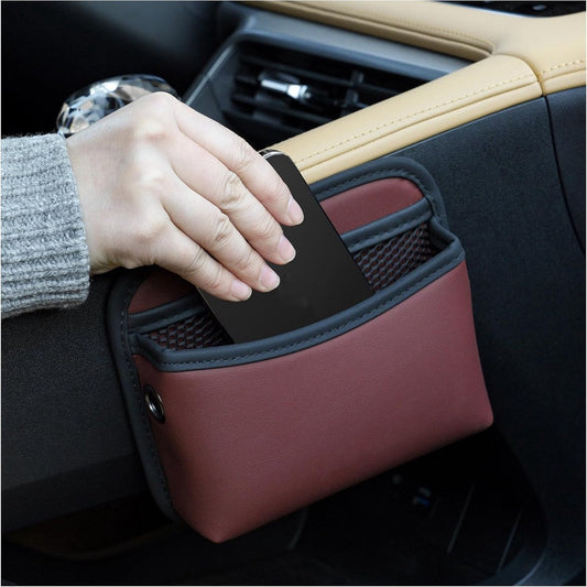 Car storage bag - 18*15*5.5 cm - Car storage bag - Storage - Universal car storage bag - Self-adhesive V1189-WXFBOL-18-3
