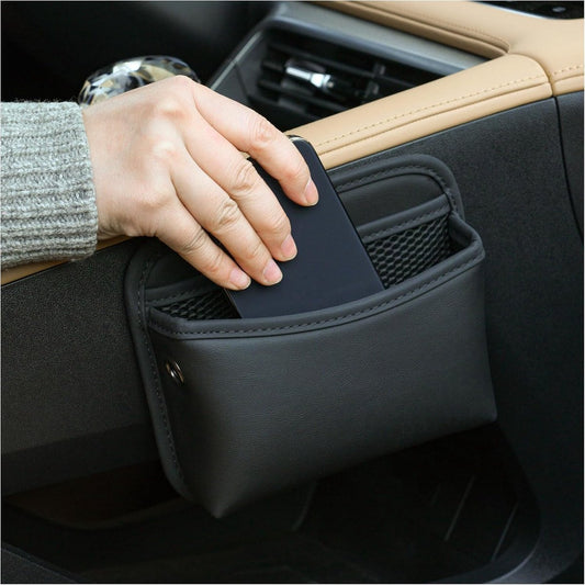 Car storage bag - 18*15*5.5 cm - Car storage bag - Storage - Universal car storage bag - Self-adhesive V1189-WXFBOL-18-4