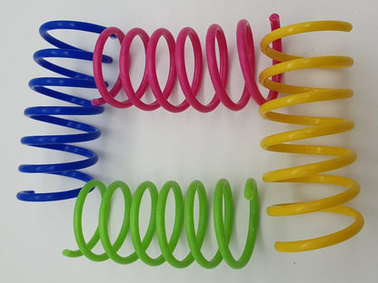 Springs Cat Toys - 20 Cat Feathers in 4 Colors - Spirals V1189-WXFBOL-2-1