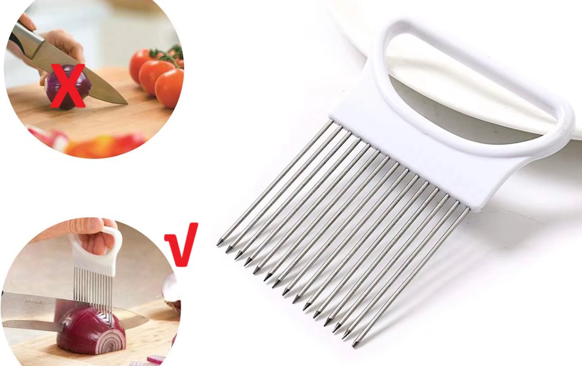 Onion comb | Onion slicer | Vegetable slicer | V1189-WXFBOL-23-3