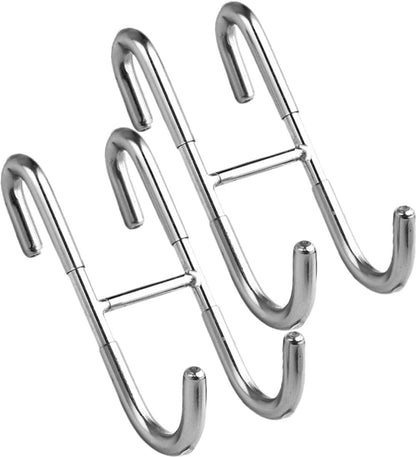 Two-piece set of door hooks, suitable for hanging towels and other storage accessories. V1189-WXFBOL-24-1