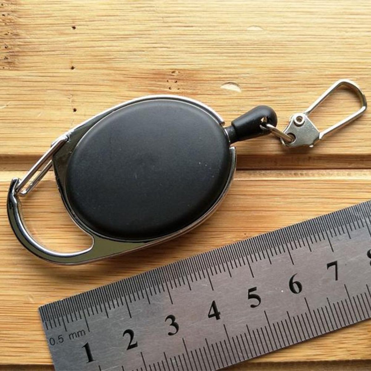 Retractable keychain with clip - Keys and cards - Recoil V1189-WXFBOL-25-1