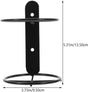 4-piece wall wine rack, iron wine display rack, wall bottle rack, black storage accessories, metal storage V1189-WXFBOL-26-1