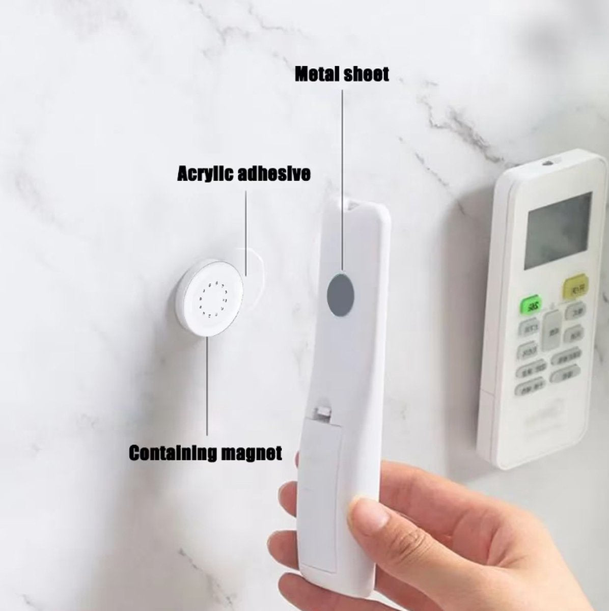 Togadget - Magnetic Wall Mount - Mount for items - Space-saving holder - Storage accessories with magnets V1189-WXFBOL-29-1