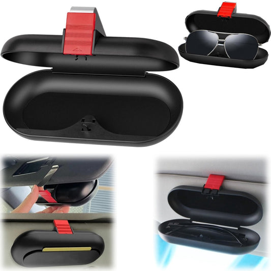 Glasses case - car glasses frame - sun visor sunglasses holder - car glasses case - multifunctional storage V1189-WXFBOL-35-1