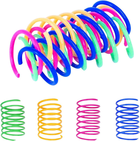 Cat Feather Sniffing Pack - Colored - 6 pieces | Cat Toys - Spring - Cat Toys - Springs - Cat Toy - Toys for V1189-WXFBOL-37-2