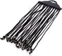 Glasses Cord / 12 Pieces / Black Cord / 3D V1189-WXFBOL-40-1