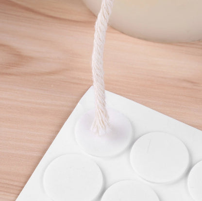 Double-Sided Glue Dots Candle Wick Stickers - 18 mm - 100 Stickers V1189-WXFBOL-43-1