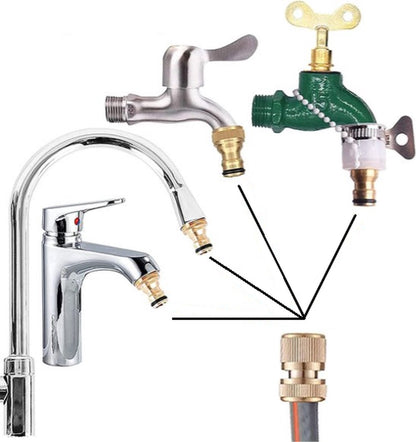 Kitchen Faucet Adapter | Universal | Tap Adapter | For Connecting a Hose | Faucet Connector V1189-WXFBOL-57-1