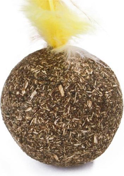 Catnip Ball with Feather | Fun & Tasty Cat Toy | Toys for Cats V1189-WXFBOL-62-1