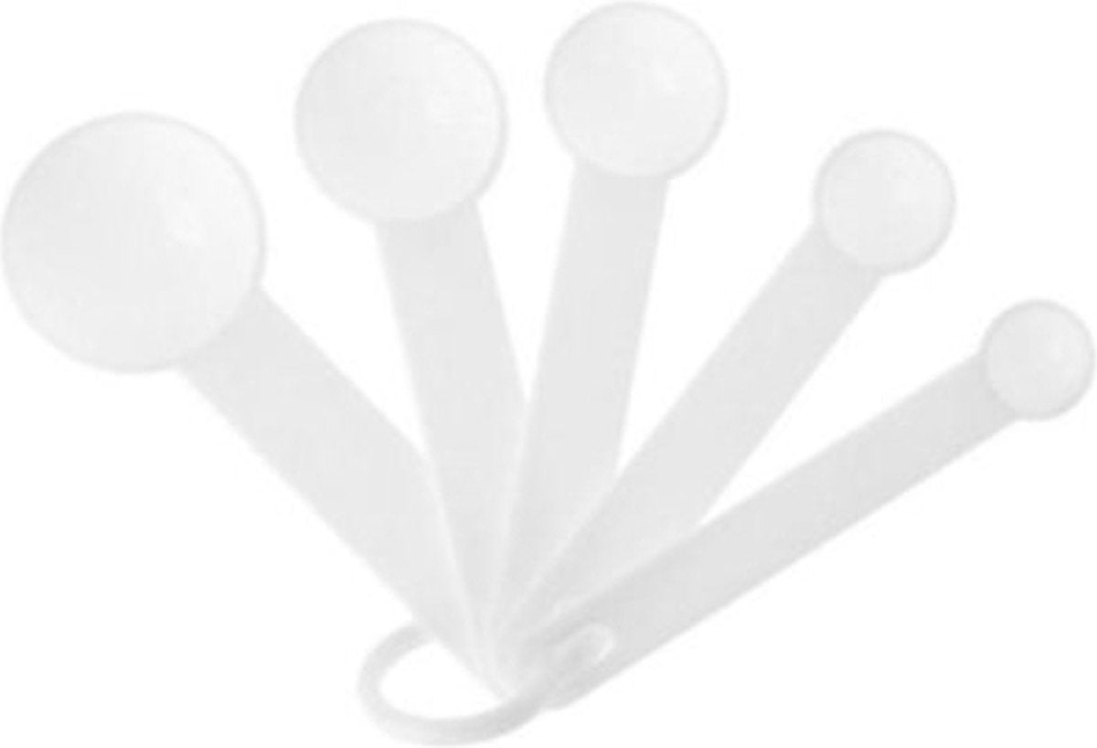 Measuring Spoon Set 5 Pieces | Kitchen Utensils | Measuring Spoon | White V1189-WXFBOL-63-3