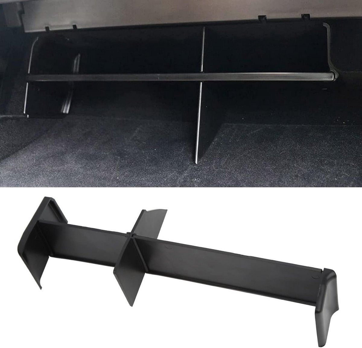 Glove Compartment Divider Organizer for Car Interior - 4-Piece Storage Accessories V1189-WXFBOL-7-1
