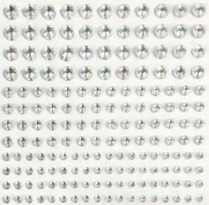 Diamond Face - Glitter makeup stickers in 4 sizes - 100 pieces V1189-WXFBOL-71-1