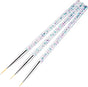 Nail Art Pens Set of 3 | Nail Brushes | silver V1189-WXFBOL-73-2