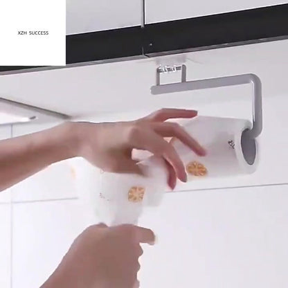 Kitchen Roll Hanger | Kitchen Roll Holder | Kitchen Roll Holder | Foil Holder | Self-Adhesive | White V1189-WXFBOL-75-1