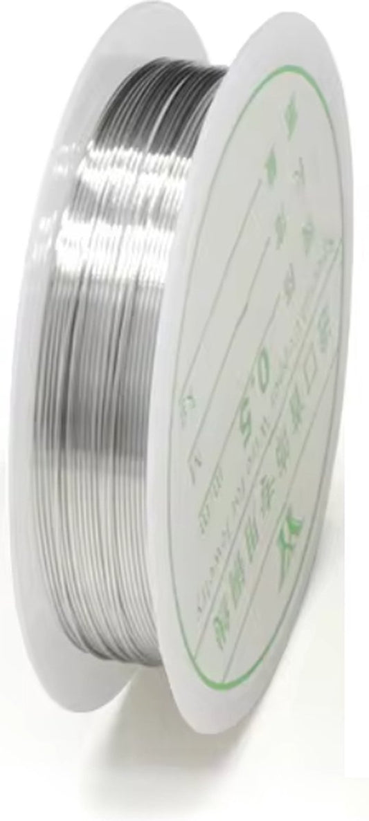 Metal wire | iron wire | For making jewelry, for example | Bronze colored | 0.5MM V1189-WXFBOL-78-1