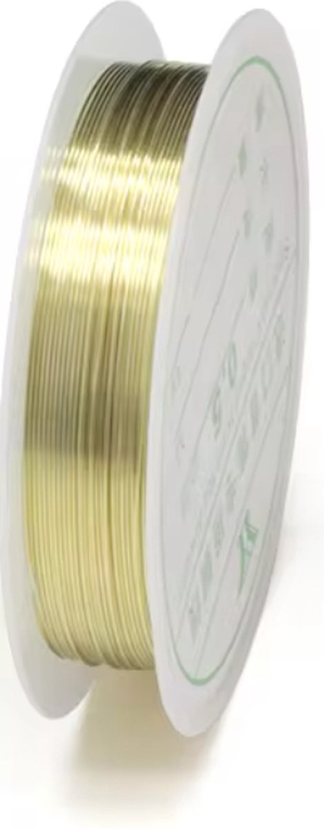 Metal wire | iron wire | For making jewelry, for example | Bronze colored | 0.5MM V1189-WXFBOL-78-2