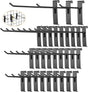 Gridwall Hooks 30 Pieces - 10/15/20cm - Iron - Black - Commercial Quality - Grid Wall Panels Accessory - V1189-WXFBOL-8-1