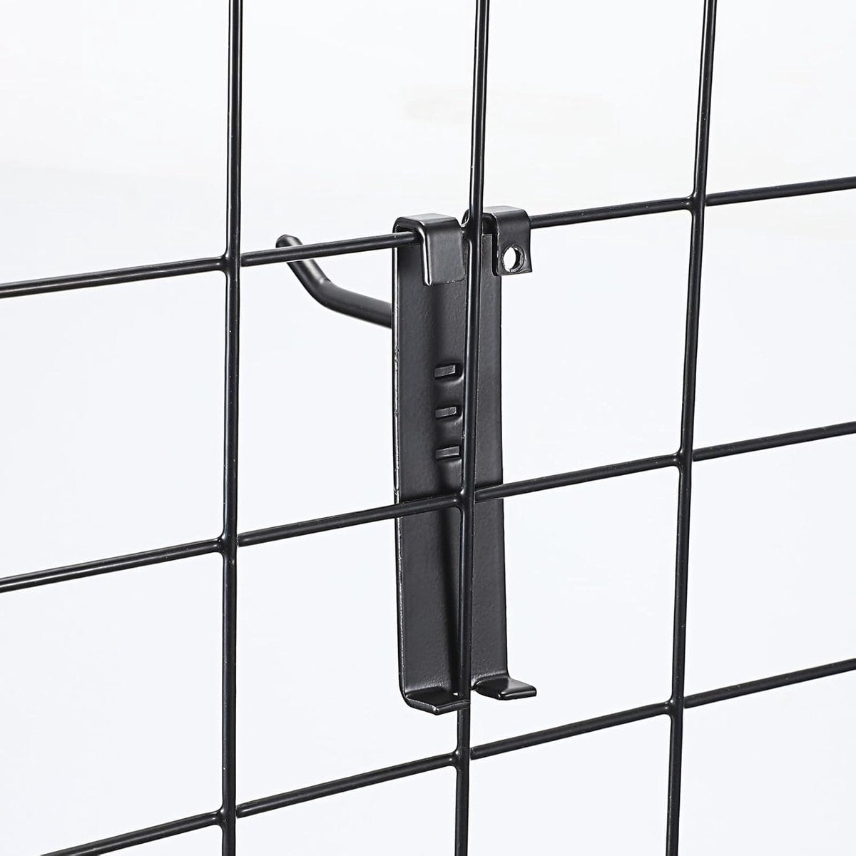 Gridwall Hooks 30 Pieces - 10/15/20cm - Iron - Black - Commercial Quality - Grid Wall Panels Accessory - V1189-WXFBOL-8-1