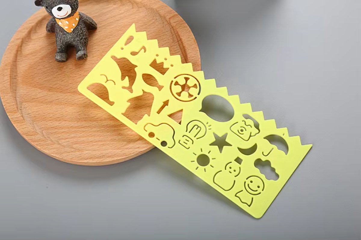 Drawing Templates | Stencil | Drawing Template | Set of 4 V1189-WXFBOL-80-1