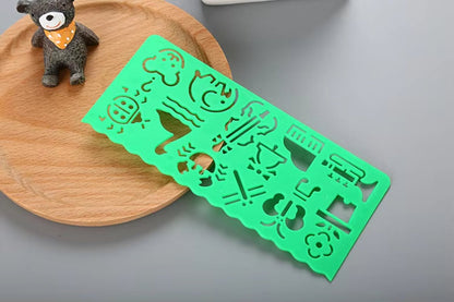 Drawing Templates | Stencil | Drawing Template | Set of 4 V1189-WXFBOL-80-1
