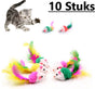 10x Plush Toy Mouse | Cat Toys | Toy Mice | Play Mouse V1189-WXFBOL-89-1