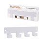 Marcellis - 1x Industrial towel hook - towel holder - hanging hook - 4 hooks - stainless steel V1189-WXFBOL-98-3