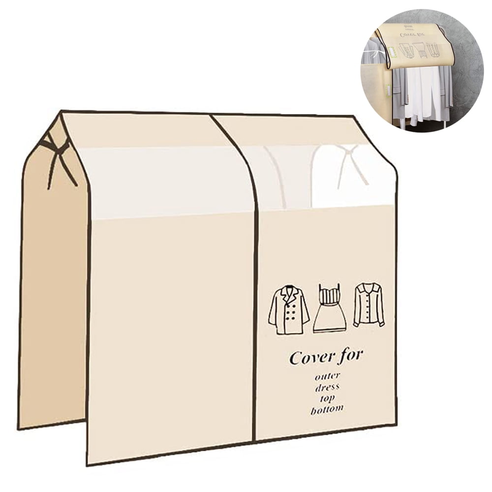 Dustproof Clothes Rack Cover Expandable Hanging Closet Cover Shoulder Dust Cover Clothes Protector for Coats V1189-WXFWAL-20260319-00010