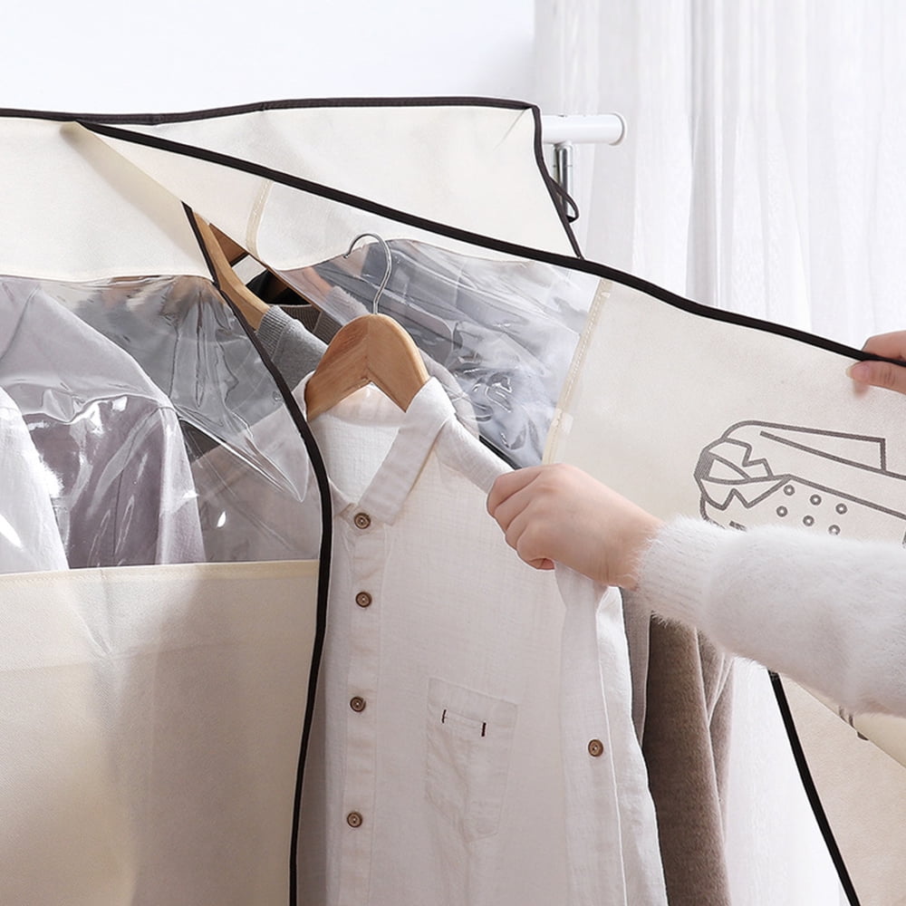 Dustproof Clothes Rack Cover Expandable Hanging Closet Cover Shoulder Dust Cover Clothes Protector for Coats V1189-WXFWAL-20260319-00010