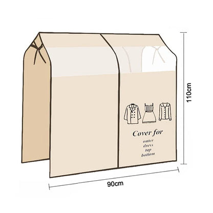 Dustproof Clothes Rack Cover Expandable Hanging Closet Cover Shoulder Dust Cover Clothes Protector for Coats V1189-WXFWAL-20260319-00010