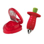 PEACNNG 2pcs Set Kitchen Fruit Gadget Tools Strawberry Slicer Cutter Strawberry Corer Strawberry Huller Leaf V1189-WXFWAL-20260319-00013