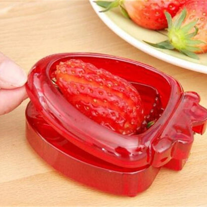 PEACNNG 2pcs Set Kitchen Fruit Gadget Tools Strawberry Slicer Cutter Strawberry Corer Strawberry Huller Leaf V1189-WXFWAL-20260319-00013