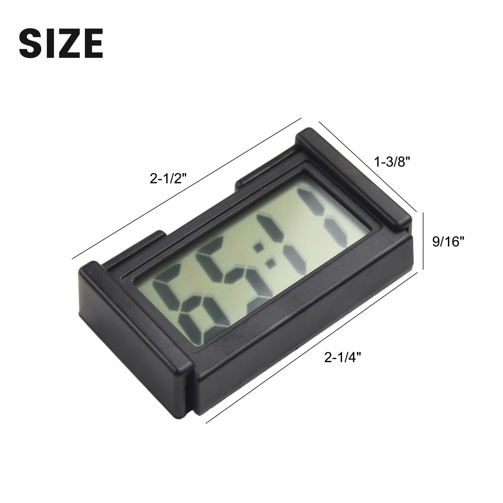 Car Dashboard Digital Clock - Vehicle Adhesive Clock with LCD Display Time V1189-WXFWAL-20260319-00022