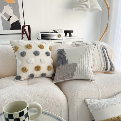 Walbest Boho Throw Pillow with Braided Rope Pattern And Tassels Soft Cotton Linen Textured Cushion for Sofa V1189-WXFWAL-20260319-00028