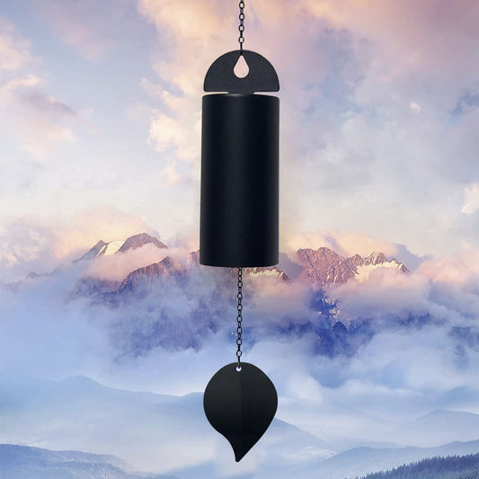 Deep Resonance Serenity Bell Large Metal Cylinder Wind Chimes Outdoor Windbell Deep Tone 30 Inch Garden Wind V1189-WXFWAL-20260319-00032