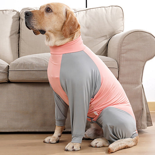 Vnanda Dog Onesie Surgery Recovery Suit for Large Medium Bodysuit Dogs Pajamas PJS Full Body for Shedding, V1189-WXFWAL-20260319-00034