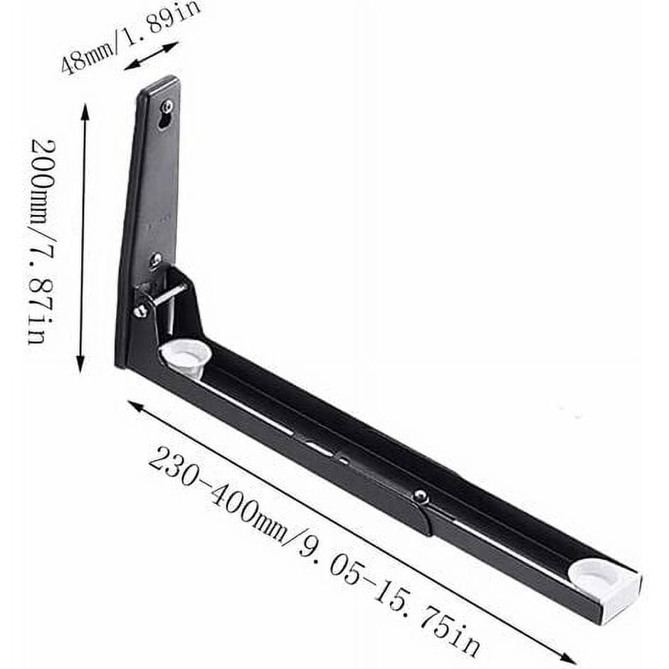 Microwave Stand with Arm, Steel Microwave Stand, Wall Mounted Microwave Stand, Wall Mount Shelf for Microwave V1189-WXFWAL-20260319-00039