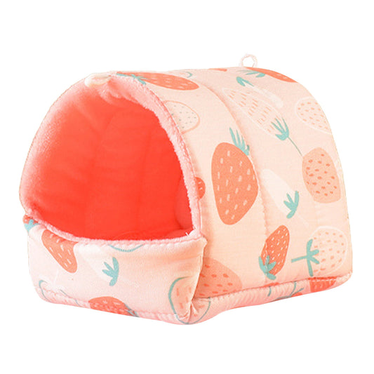 Yirtree Cartoon Pattern Guinea Pig Cave House Bed, Rabbit Squirrel Chinchilla Hamster Hedgehog Nest Hideout, V1189-WXFWAL-20260319-00092