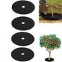 Tutuviw Non Woven Tree Ring, 24.4 inches Round Tree Base Weed Barrier Fabric Cover, Degradable and Reusable V1189-WXFWAL-20260319-00120